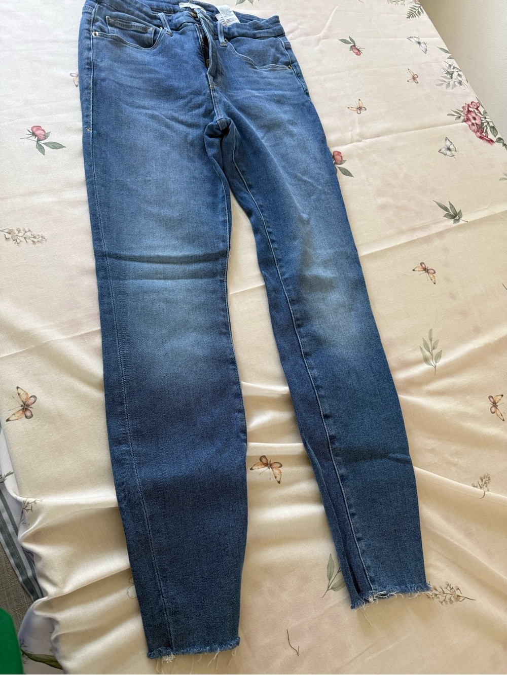 GOOD AMERICAN - Women’s Blue High-Rise Skinny Jeans